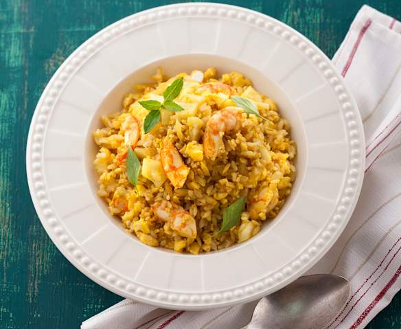 蝦仁咖哩炒飯