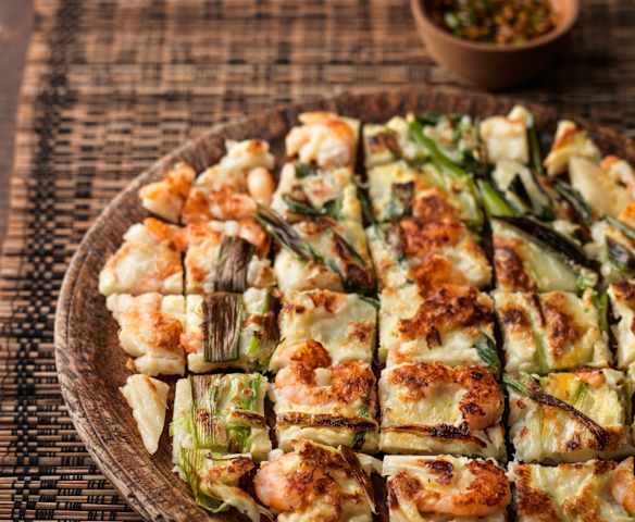 Pajeon (Savoury Seafood Pancake)