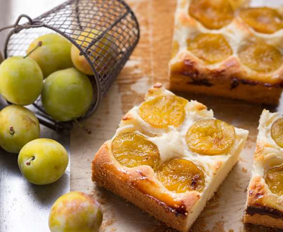 Mirabellen-Blechkuchen
