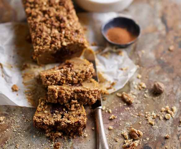 Bolo de abóbora com recheio de chocolate