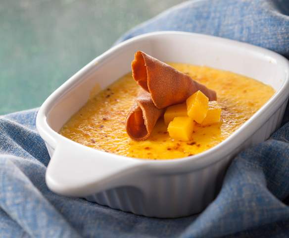 芒果烤布蕾與卡滋肉桂