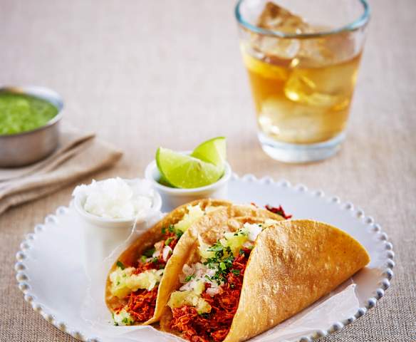 Tacos de pollo al pastor