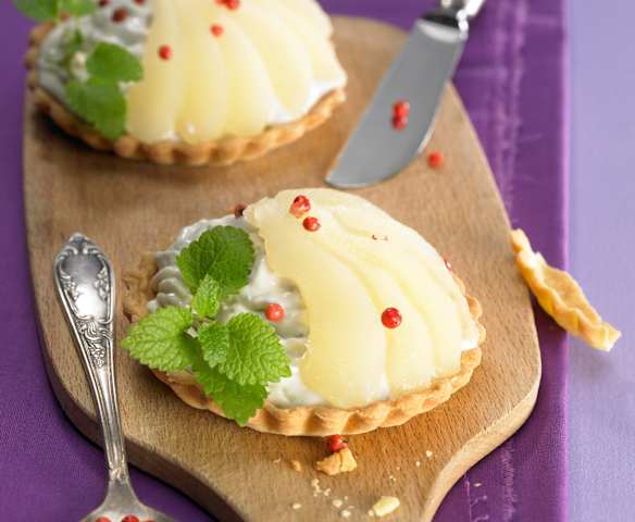 Gorgonzola-Törtchen mit Birne