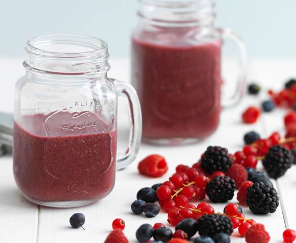 Smoothie de frutos vermelhos