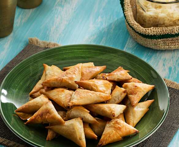 Samosas de pollo - India