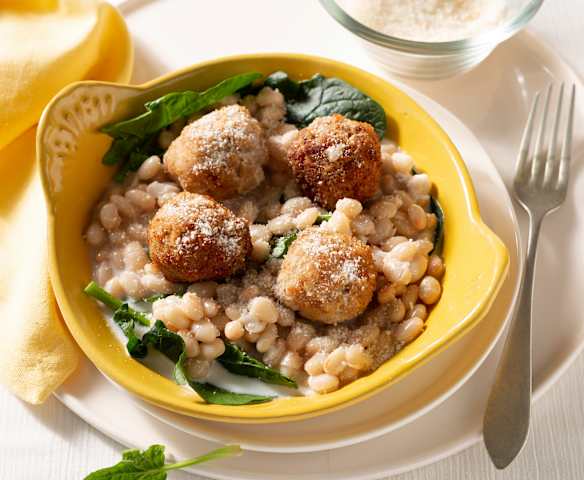 Albóndigas de pavo con judías blancas