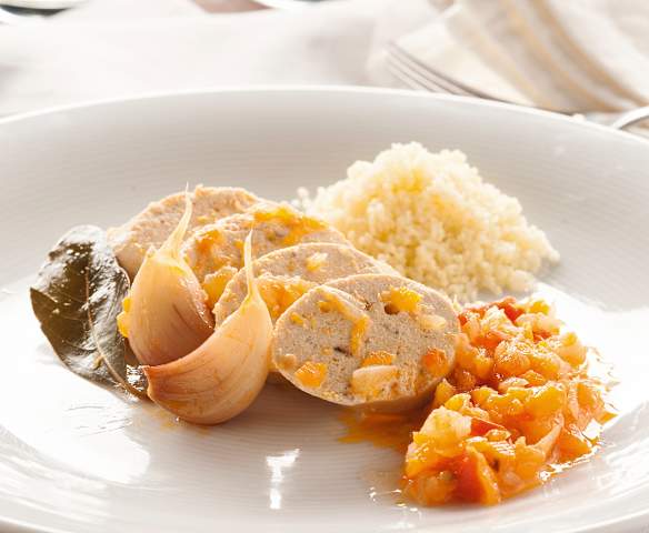 Huevas en escabeche de tomate