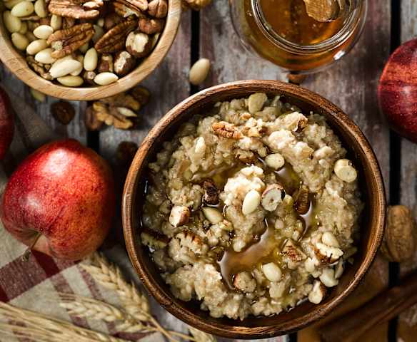 Jablečná ovesná kaše