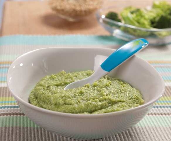 Buchweizen mit Brokkoli (als vegetarische Alternative)