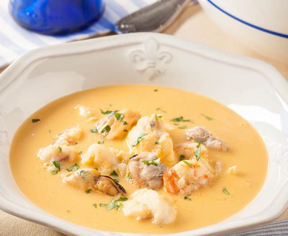 Chupe de mariscos panameño