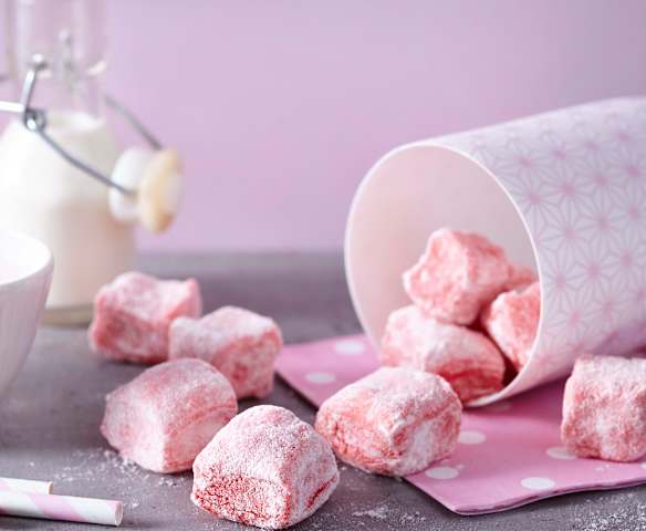 Guimauves à la fraise