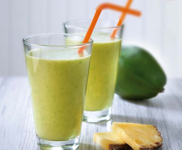 Smoothie avocado ed ananas