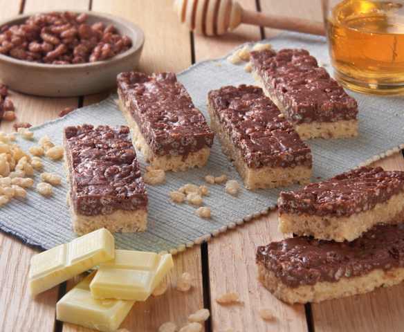 Chocolate Puffed Rice Cakes