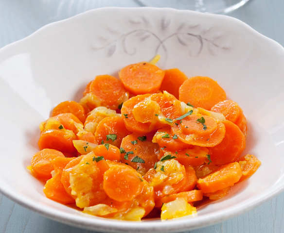 Zanahorias estofadas agridulces