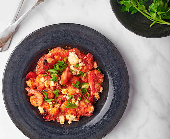 Γαρίδες σαγανάκι