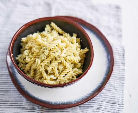 Massa com molho de couve-flor