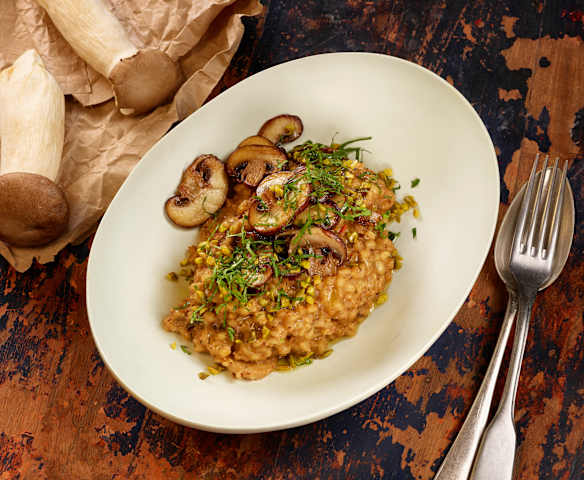 Gerstenrisotto mit Pilzen Gerstenrisotto mit Pilzen