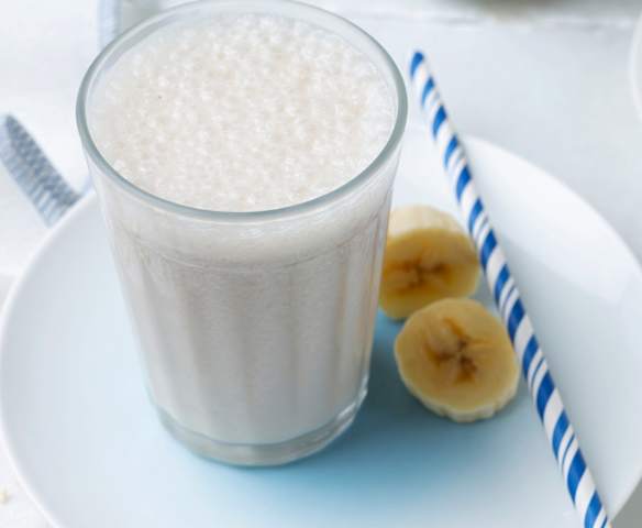 Batido de plátano y anacardos