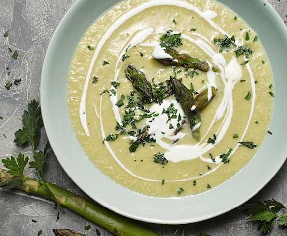 Zupa krem z zielonych szparagów