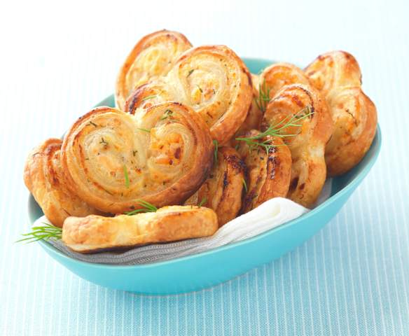 Palmiers saumon aneth