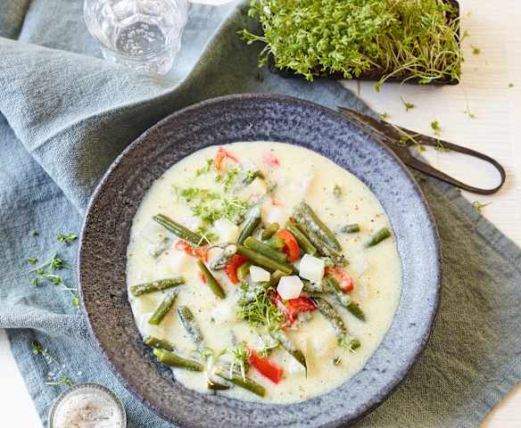 Buttermilch-Gemüse-Eintopf