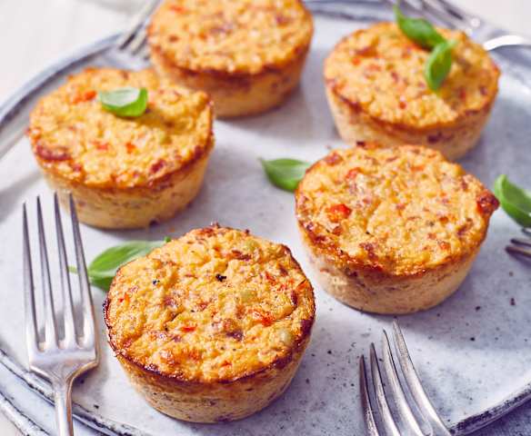 Blumenkohl-Pizza-Happen