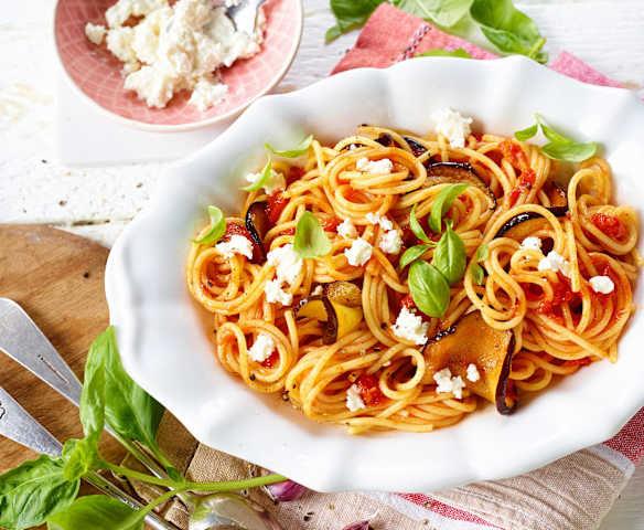 Špagety alla Norma