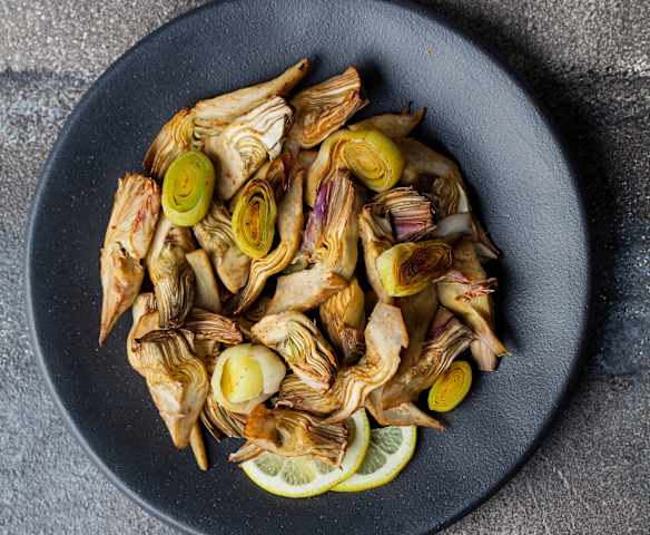 Contorno di carciofi sottovuoto