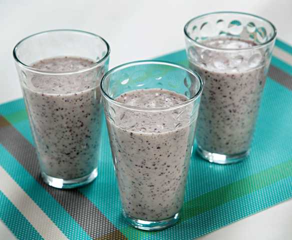 Batido de arándanos Batido de arándanos
