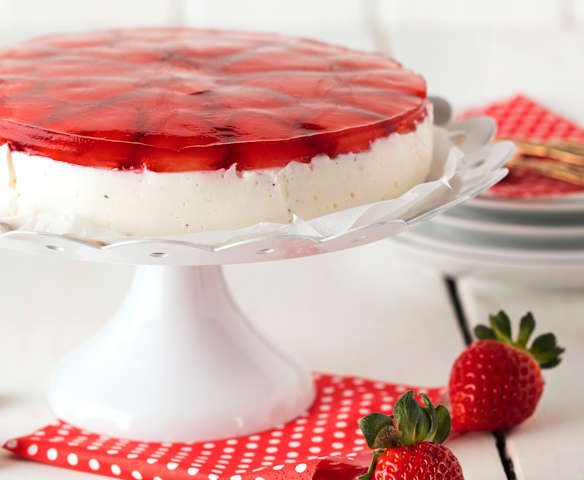 Kinderleichte Erdbeertorte