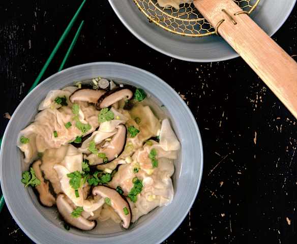 Raviolis de crevettes