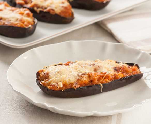 Berenjenas rellenas de bacalao