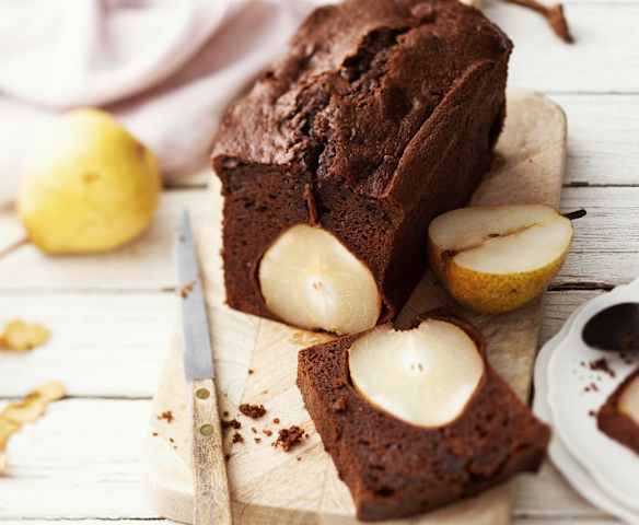 Cake chocolat-poire