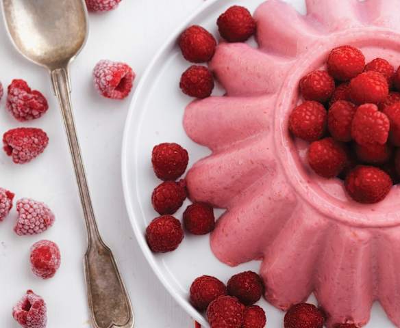 Bavaroise de framboesa