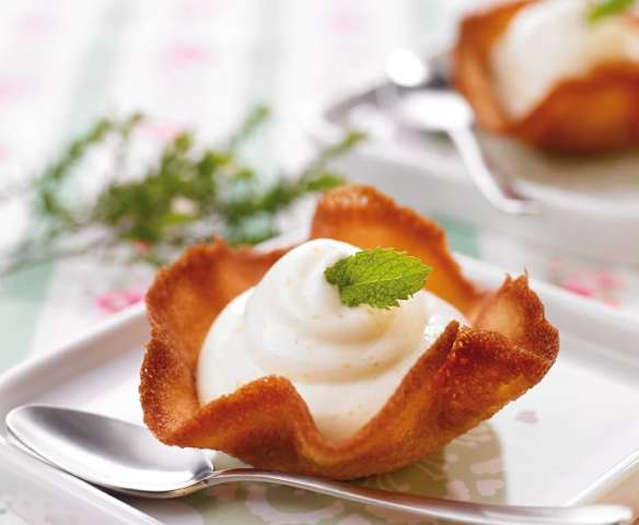 Túlipas com espuma de ananás