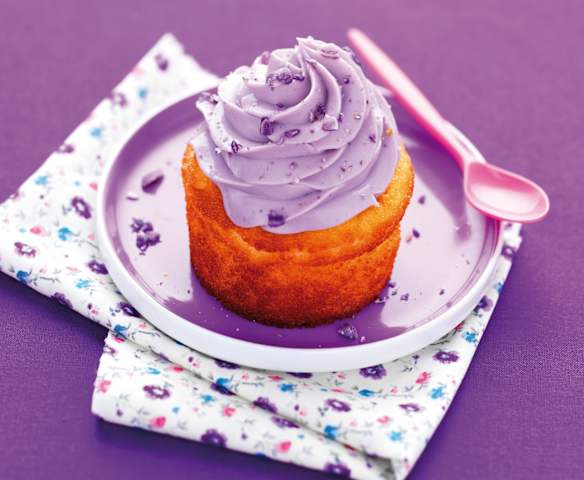 Cupcakes à la violette