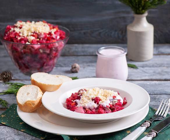 Sałatka śledziowa rosolli