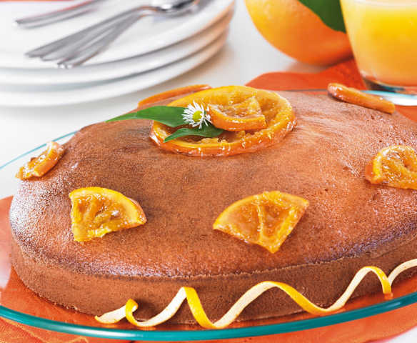 Torta soffice al profumo di arance