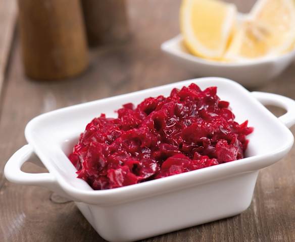 Warm beetroot dish