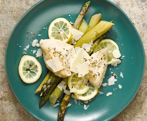 Citrónové kuře s chřestem