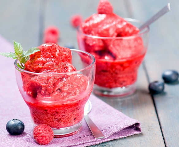 Sorbet z lesních plodů