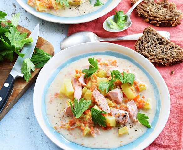 Chowder au saumon