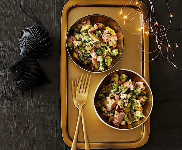 Brokkoli-Wurst-Salat