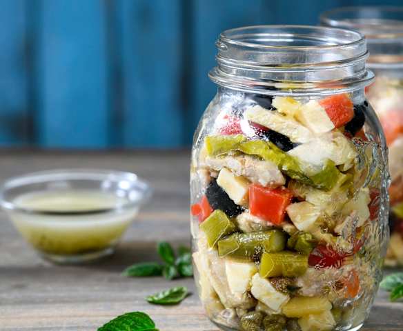 Chicken Salad with Mint Vinaigrette