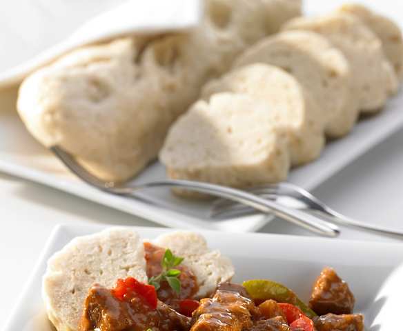 Czeskie knedle na parze