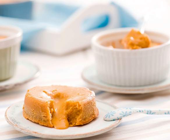 Babeczki z płynnym karmelem