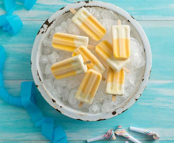 Creamy mango icy poles