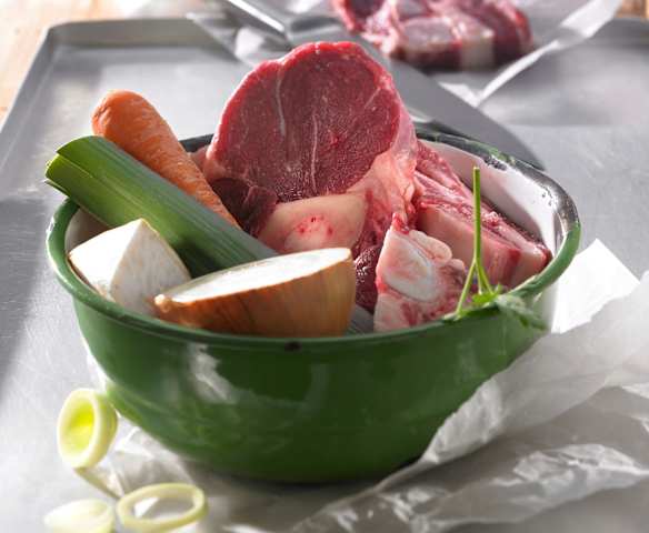 Fleischbrühe alternativ Geflügel- und Gemüsebrühe