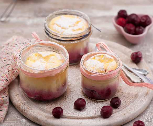 Serniczki z wiśniami