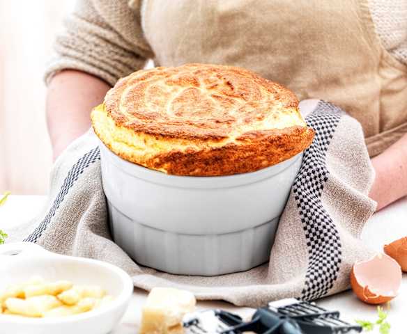 Soufflé aux asperges